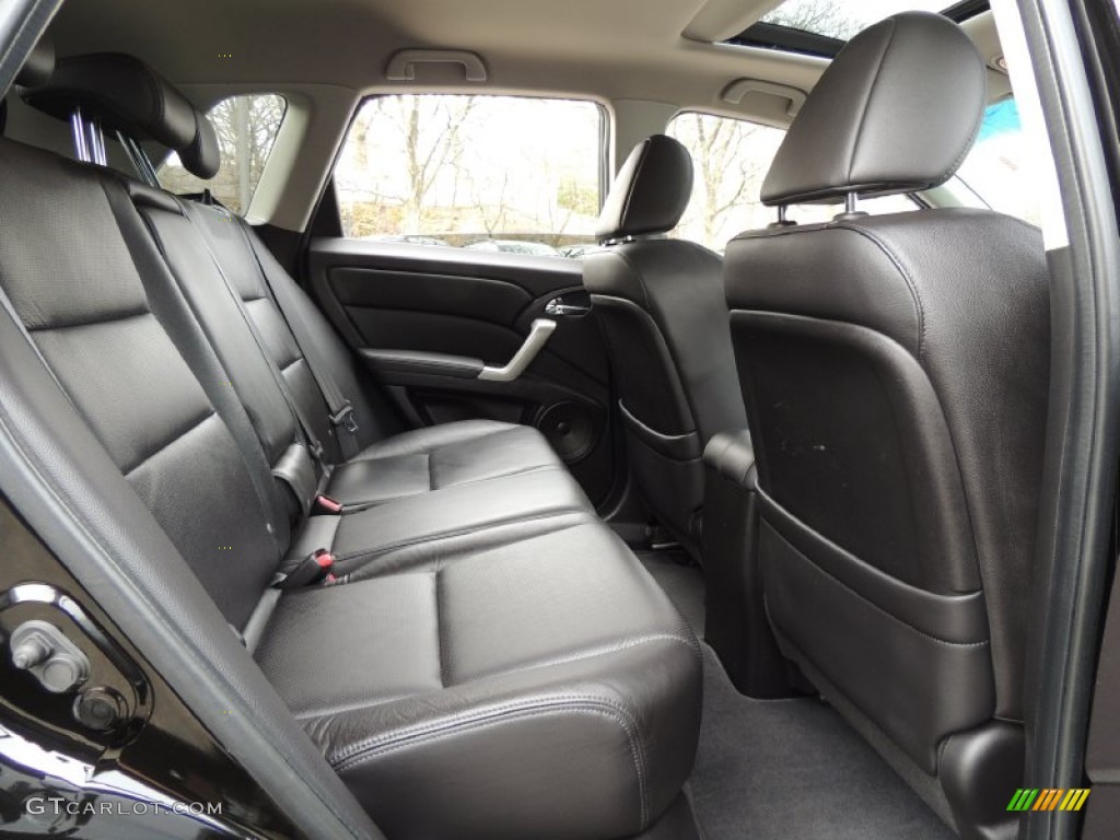 Ebony Interior 2010 Acura RDX SH-AWD Photo #78810597