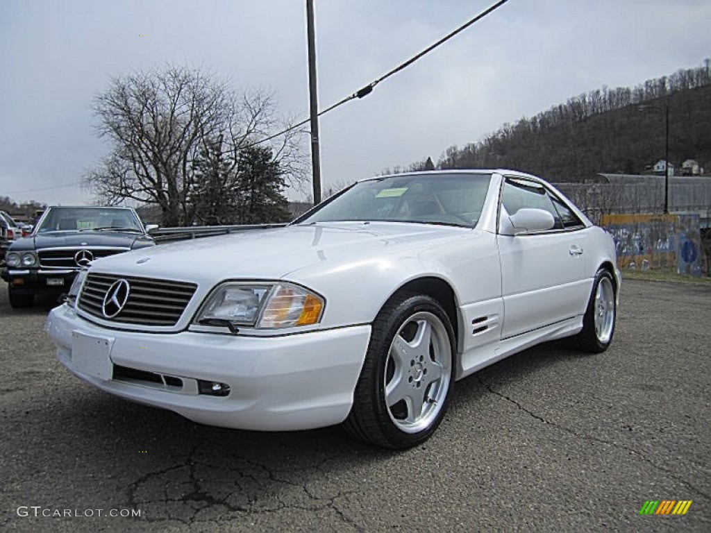 2001 SL 500 Roadster - Glacier White / Java photo #1