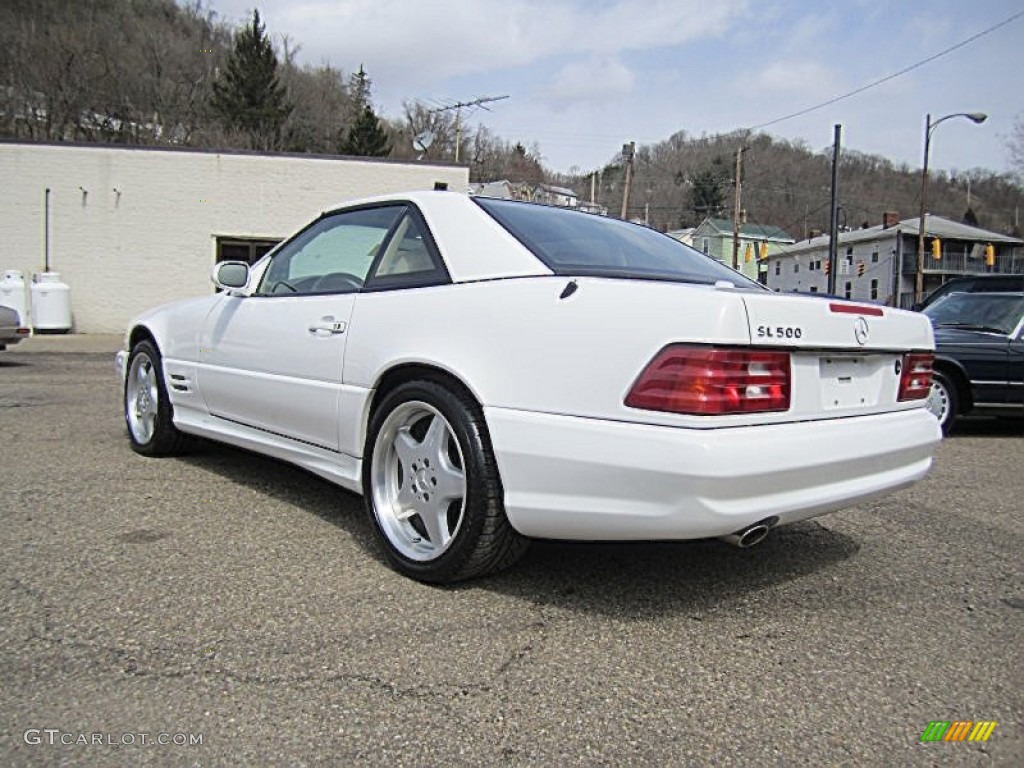 2001 SL 500 Roadster - Glacier White / Java photo #4