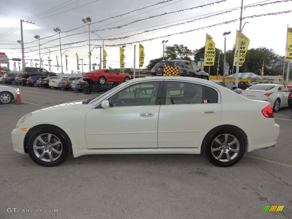 Ivory White Pearl 2006 Infiniti G 35 x Sedan Exterior Photo #78810931