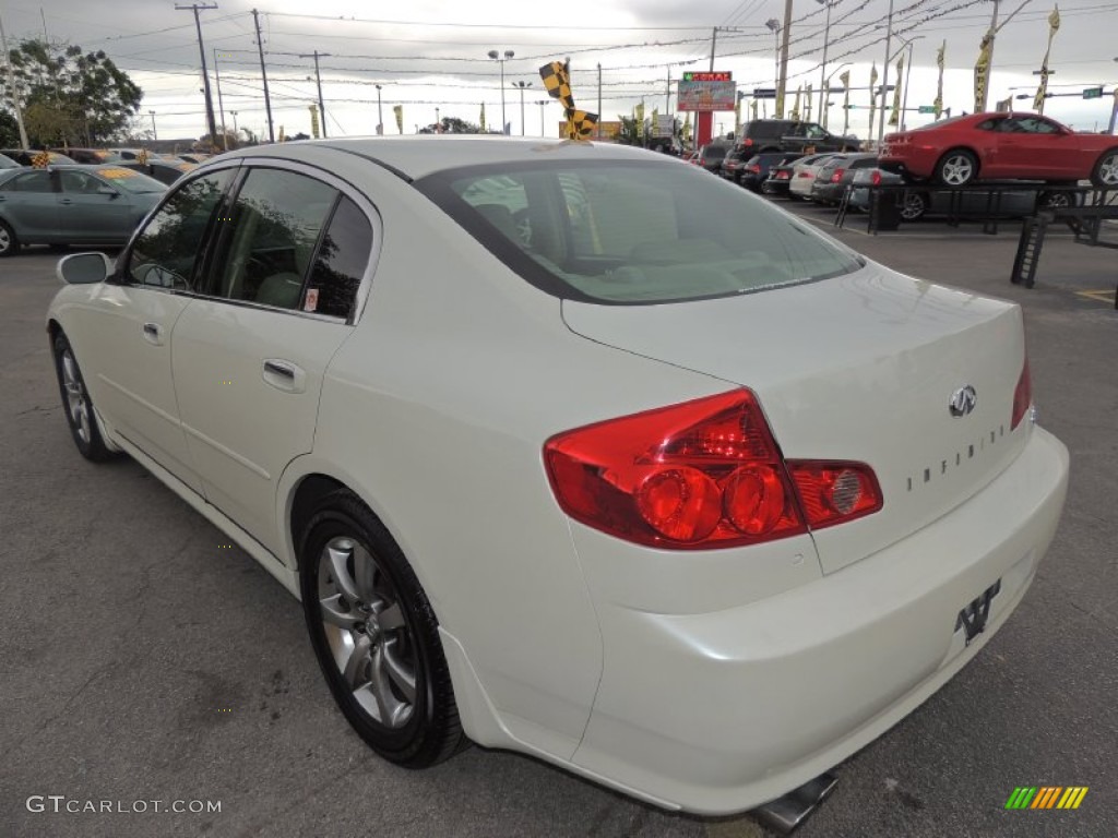 Ivory White Pearl 2006 Infiniti G 35 x Sedan Exterior Photo #78810953