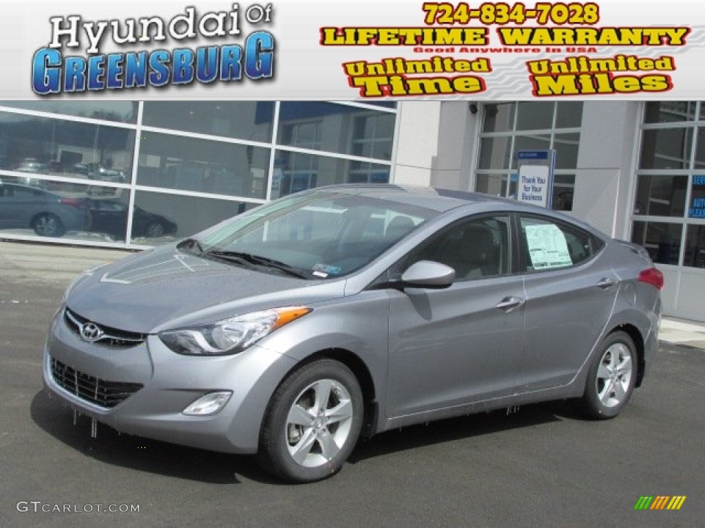 2013 Elantra GLS - Titanium Gray Metallic / Gray photo #1