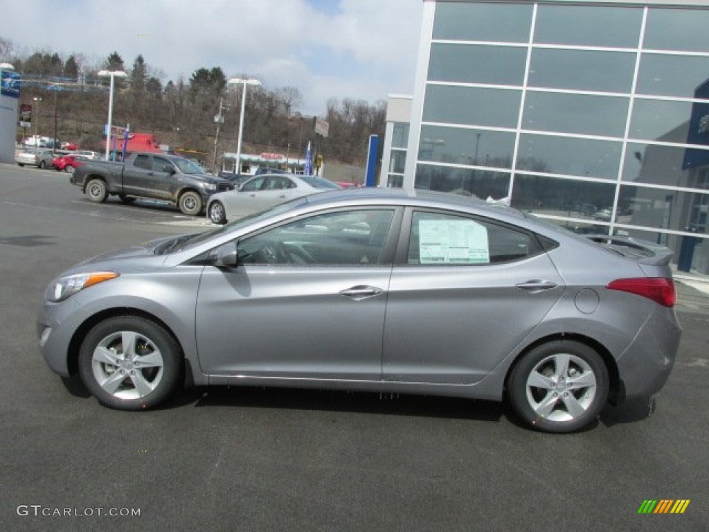2013 Elantra GLS - Titanium Gray Metallic / Gray photo #2