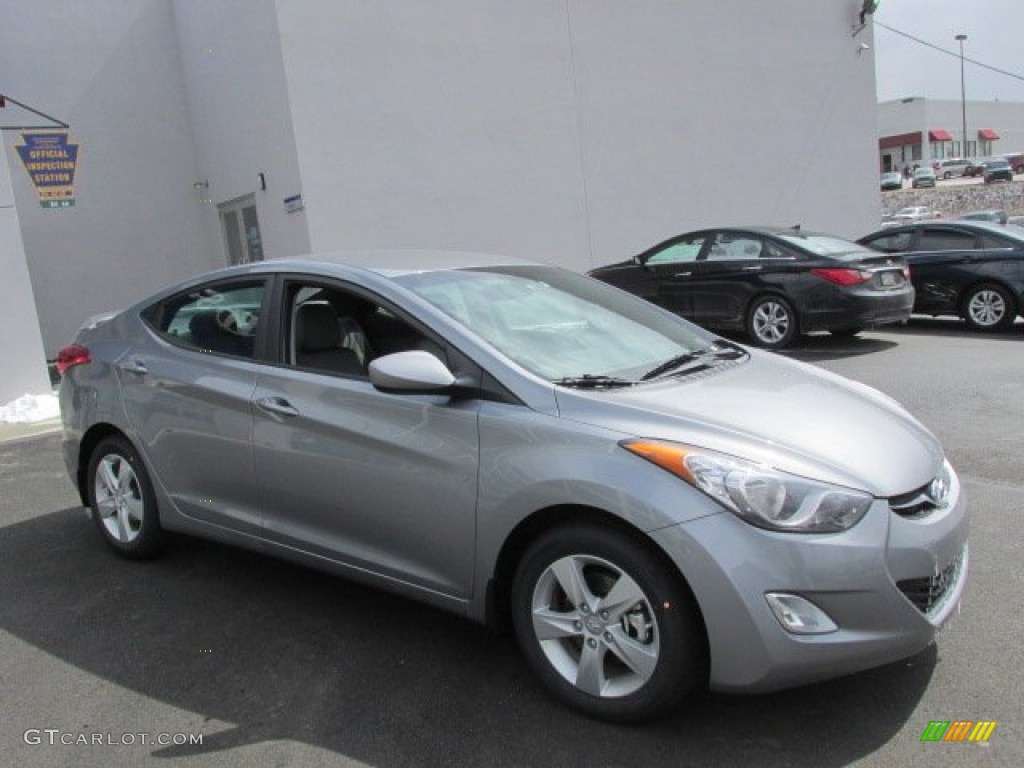 2013 Elantra GLS - Titanium Gray Metallic / Gray photo #3