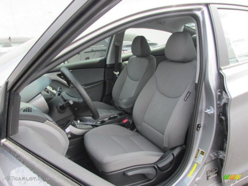 2013 Elantra GLS - Titanium Gray Metallic / Gray photo #7