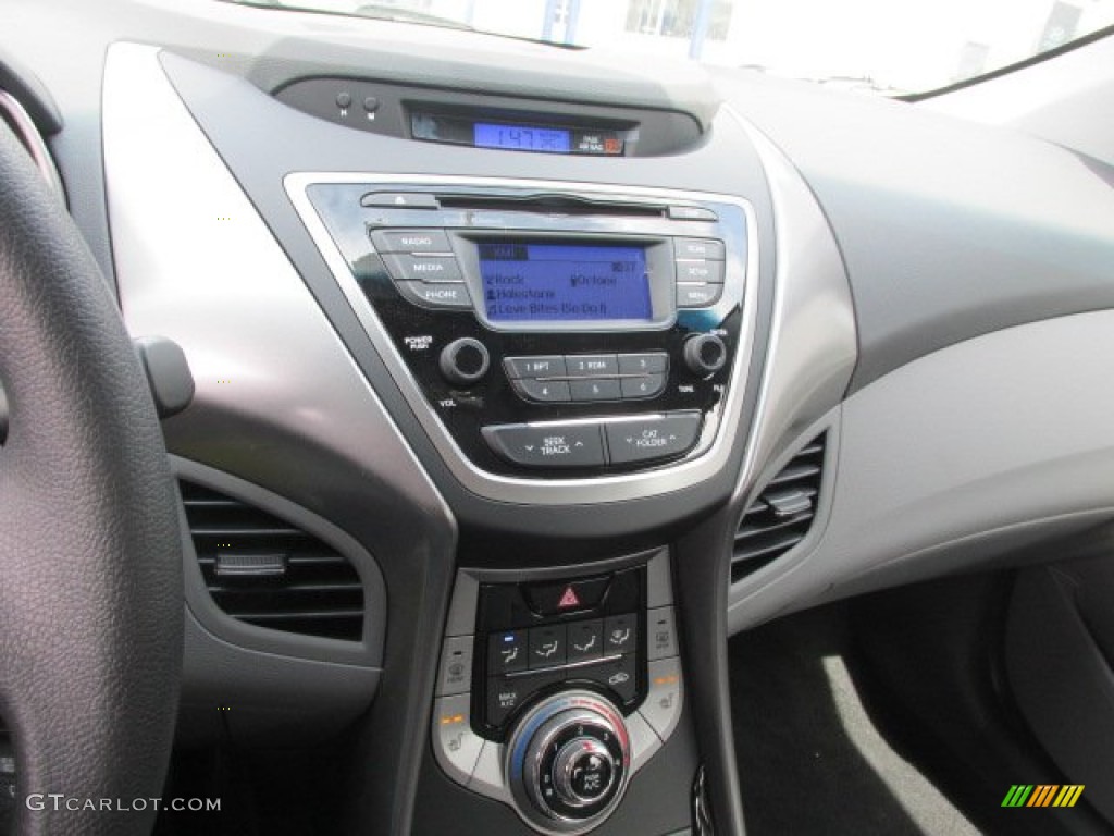 2013 Elantra GLS - Titanium Gray Metallic / Gray photo #8