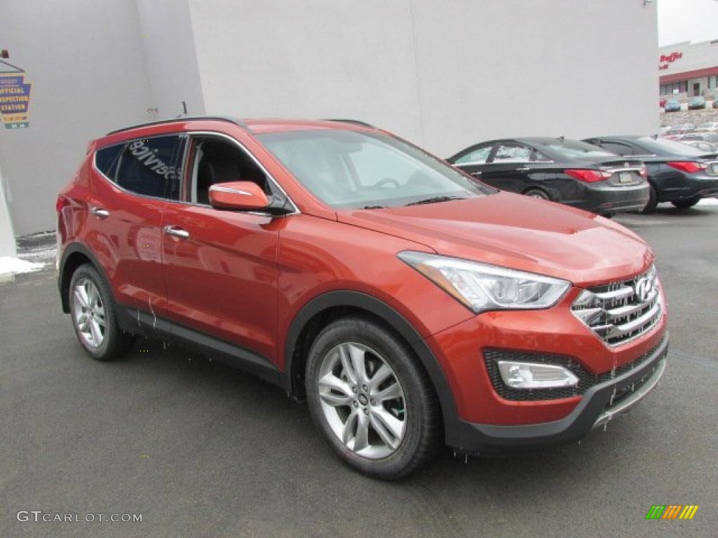 Canyon Copper 2013 Hyundai Santa Fe Sport 2.0T AWD Exterior Photo #78811238