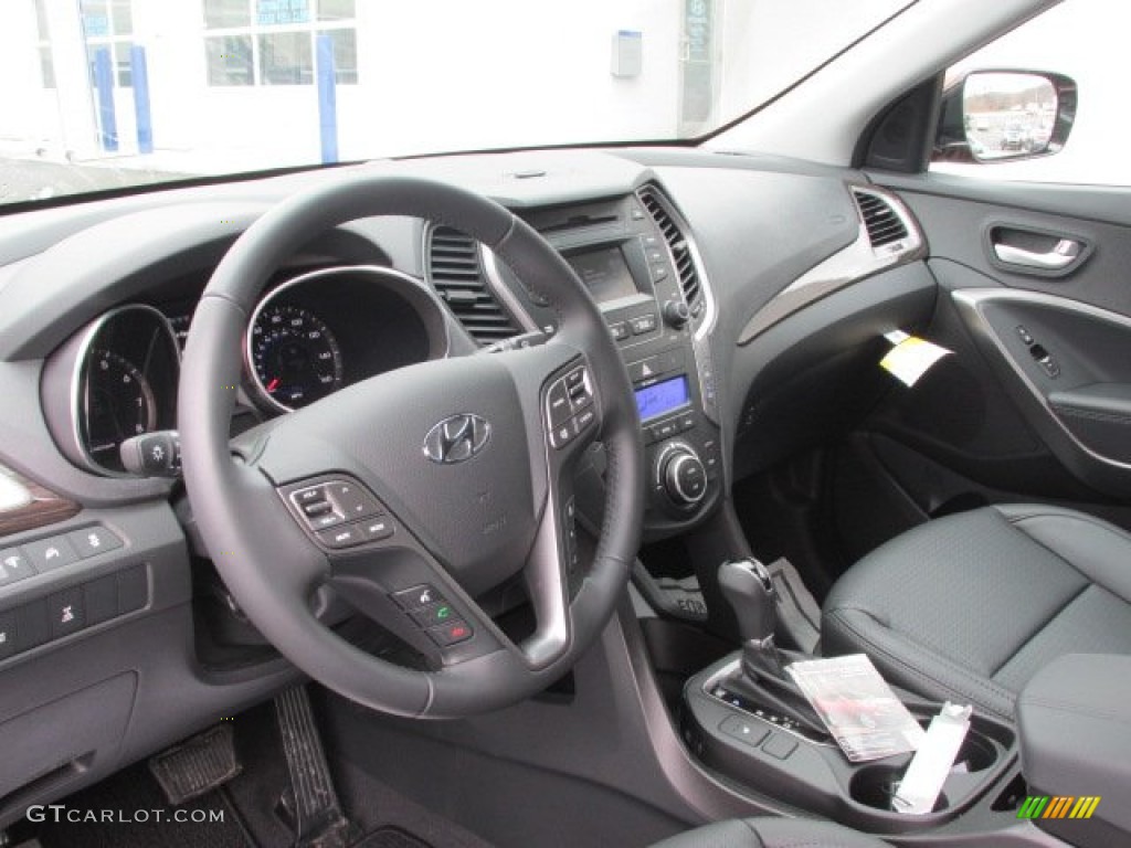 2013 Hyundai Santa Fe Sport 2.0T AWD Black Dashboard Photo #78811270