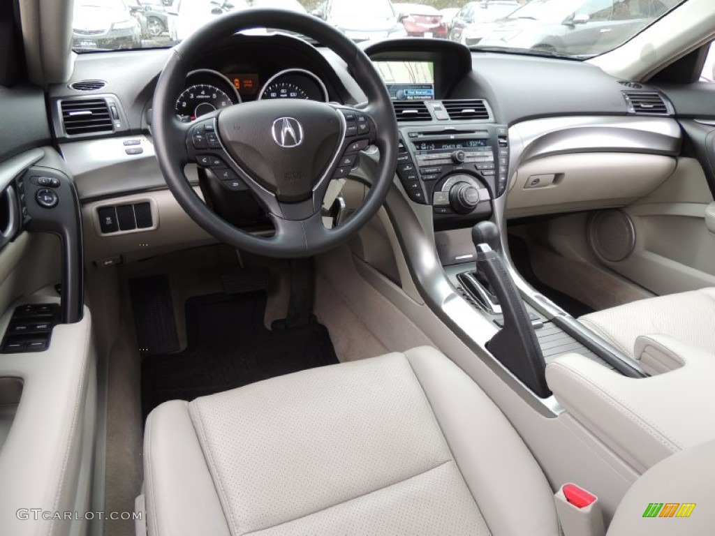 Taupe Gray Interior 2011 Acura TL 3.5 Technology Photo #78811529