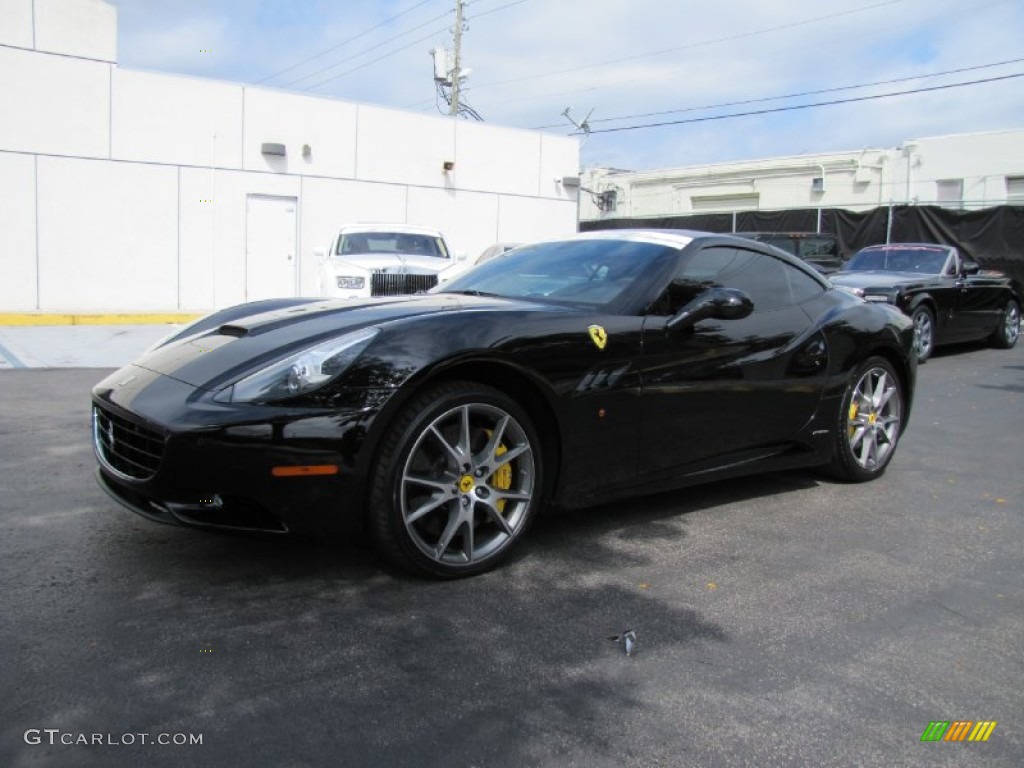 Nero Daytona (Black Metallic) 2011 Ferrari California Standard California Model Exterior Photo #78811660