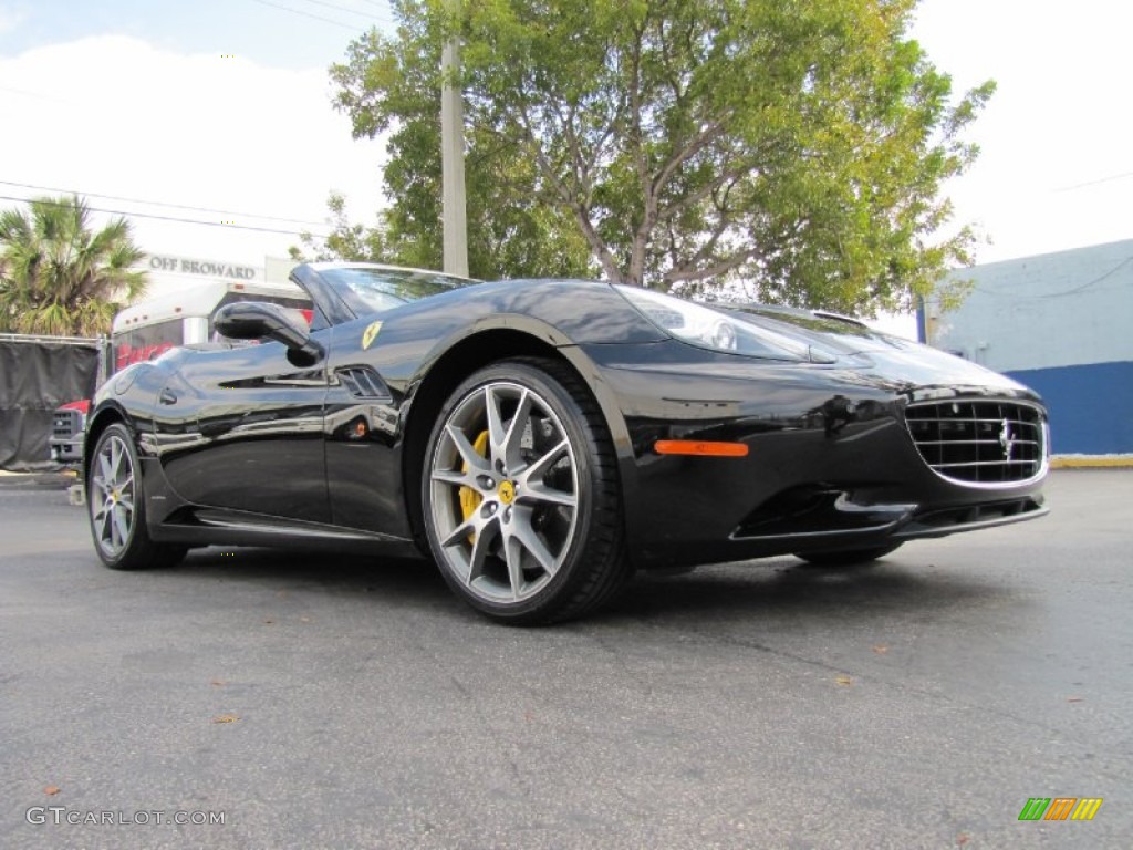 Nero Daytona (Black Metallic) 2011 Ferrari California Standard California Model Exterior Photo #78811680