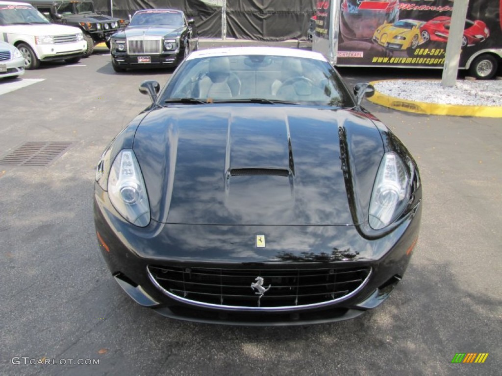 Nero Daytona (Black Metallic) 2011 Ferrari California Standard California Model Exterior Photo #78811695