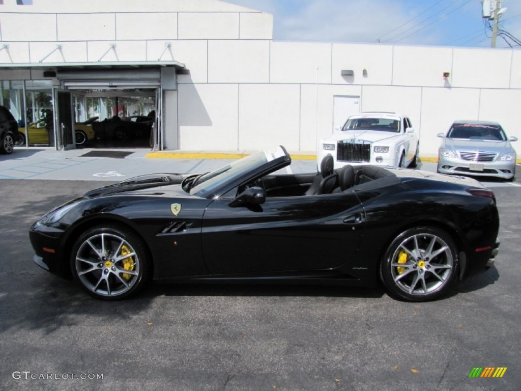 Nero Daytona (Black Metallic) 2011 Ferrari California Standard California Model Exterior Photo #78811805