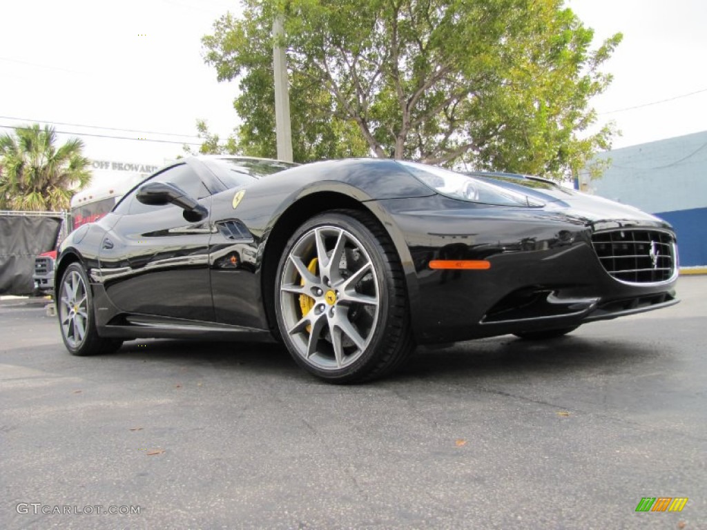 Nero Daytona (Black Metallic) 2011 Ferrari California Standard California Model Exterior Photo #78812009