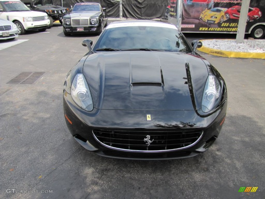 Nero Daytona (Black Metallic) 2011 Ferrari California Standard California Model Exterior Photo #78812029