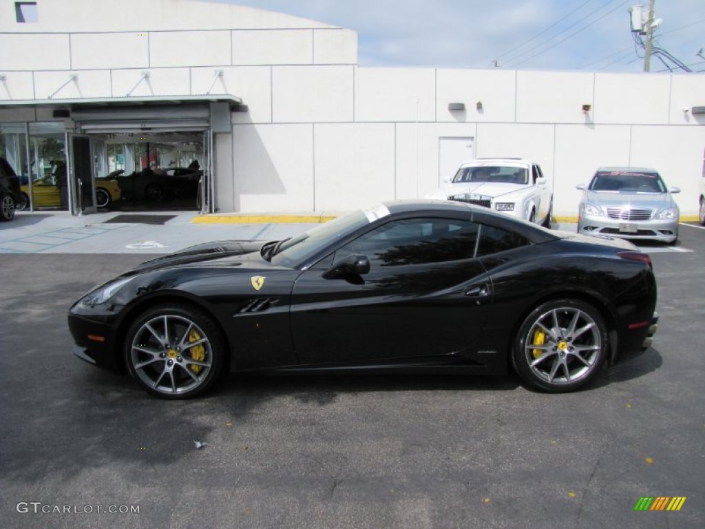 Nero Daytona (Black Metallic) 2011 Ferrari California Standard California Model Exterior Photo #78812090