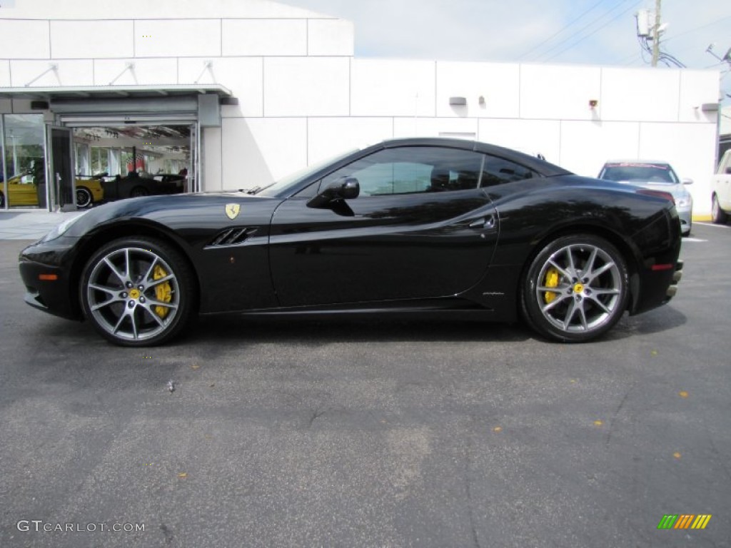 Nero Daytona (Black Metallic) 2011 Ferrari California Standard California Model Exterior Photo #78812104