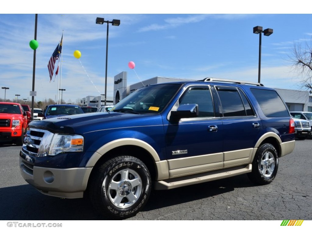 Dark Blue Pearl Metallic 2007 Ford Expedition Eddie Bauer Exterior Photo #78812387