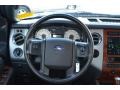 Charcoal Black/Camel 2007 Ford Expedition Eddie Bauer Steering Wheel