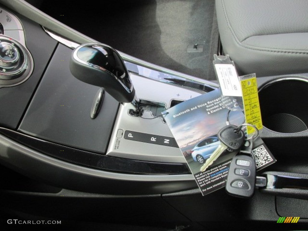 2013 Elantra Limited - Harbor Gray Metallic / Gray photo #8