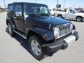2010 Black Jeep Wrangler Sahara 4x4  photo #2