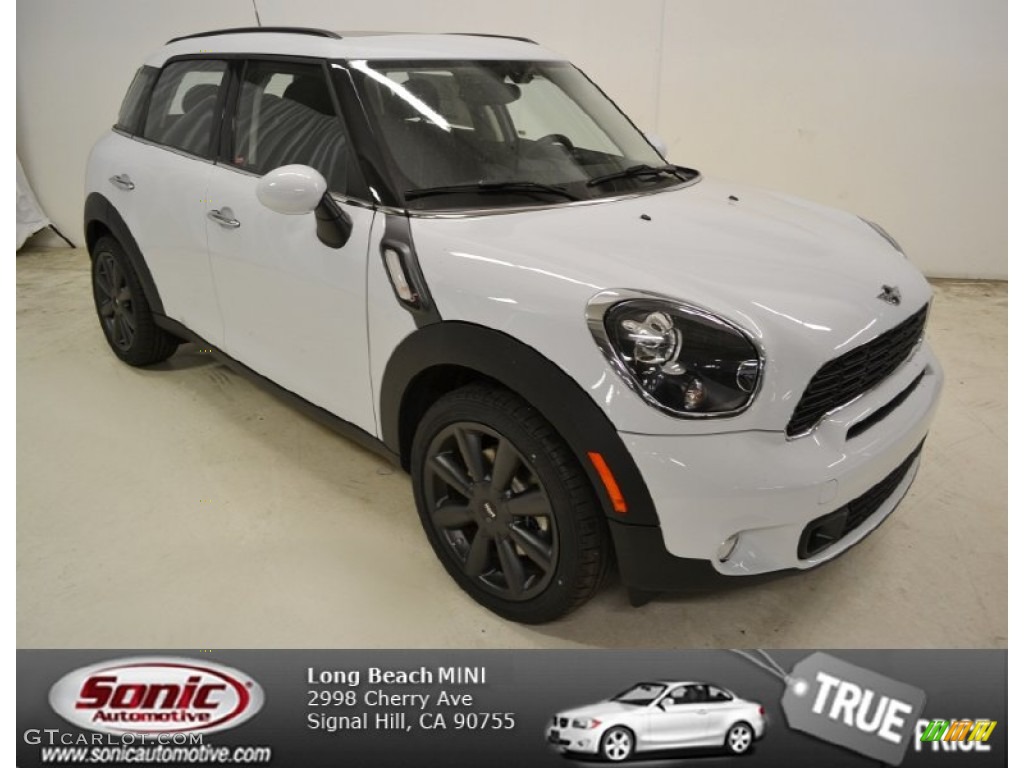 2013 Cooper S Countryman - Light White / Carbon Black photo #1