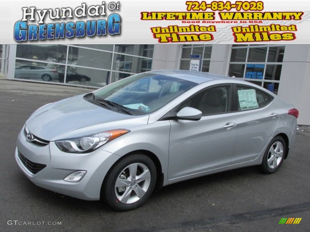 2013 Elantra GLS - Silver / Gray photo #1