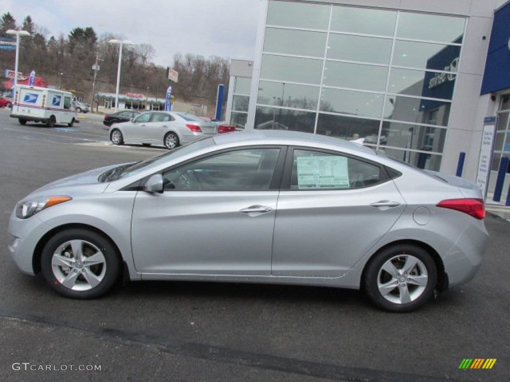 2013 Elantra GLS - Silver / Gray photo #2