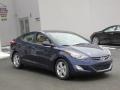 2013 Indigo Night Hyundai Elantra GLS  photo #3