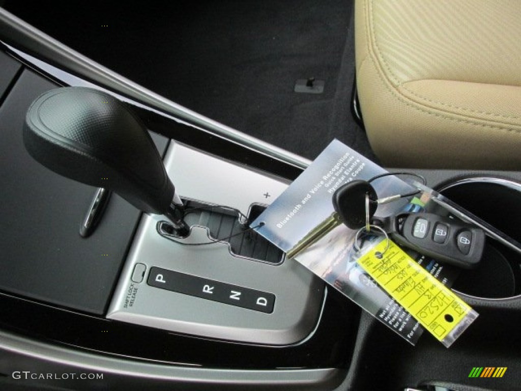 2013 Elantra GLS - Indigo Night / Beige photo #9