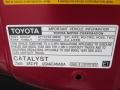 2008 Toyota RAV4 Sport 4WD Info Tag
