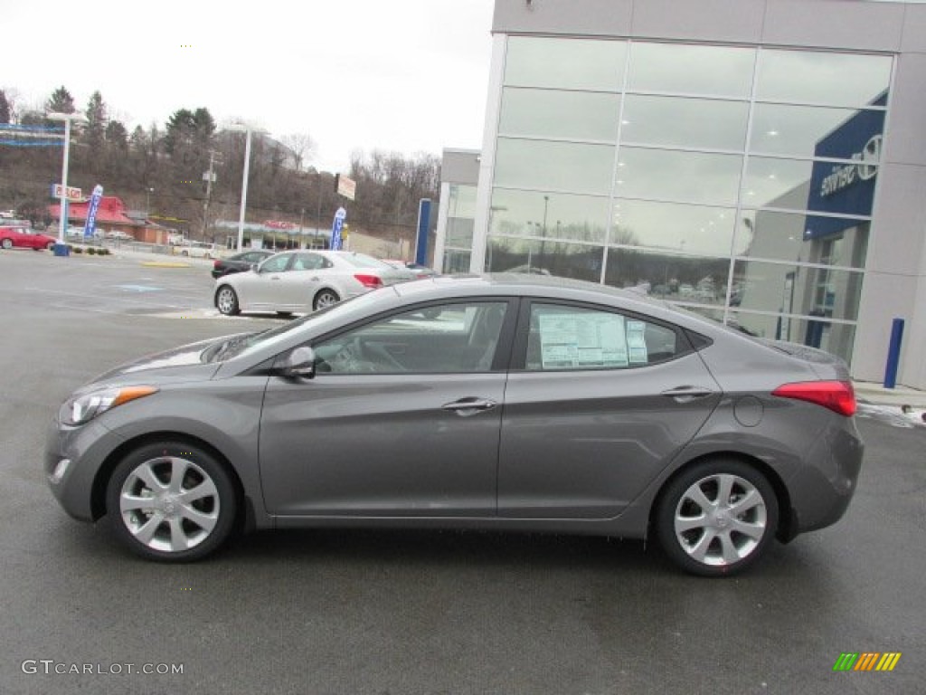 Harbor Gray Metallic 2013 Hyundai Elantra Limited Exterior Photo #78814428