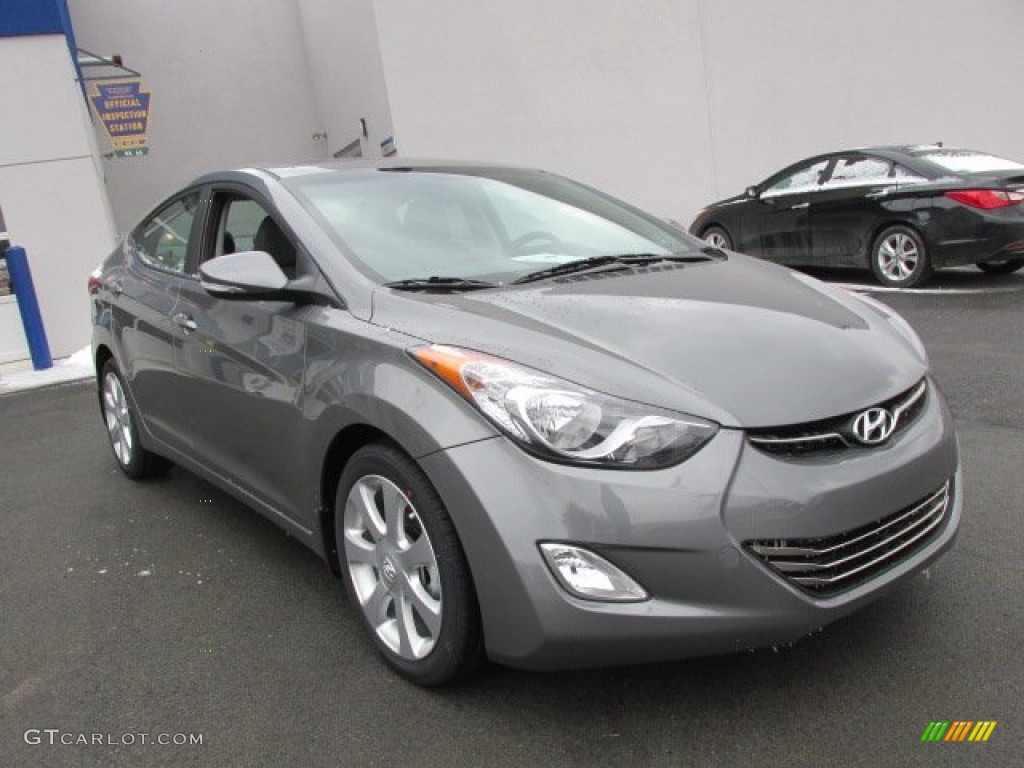 Harbor Gray Metallic 2013 Hyundai Elantra Limited Exterior ...