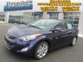 2013 Indigo Night Hyundai Elantra Limited  photo #1