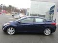 2013 Indigo Night Hyundai Elantra Limited  photo #2