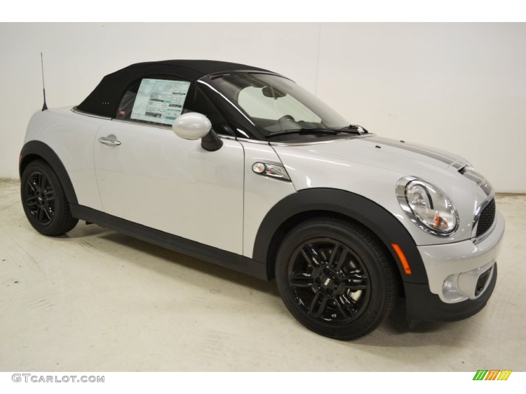 White Silver Metallic 2013 Mini Cooper S Roadster Exterior Photo #78815088