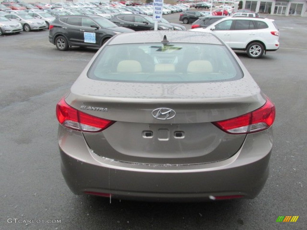 2013 Elantra GLS - Desert Bronze / Beige photo #3