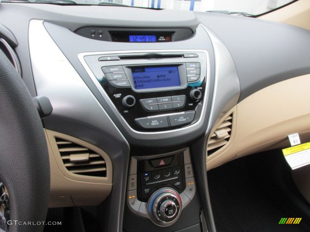 2013 Elantra GLS - Desert Bronze / Beige photo #8