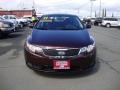2011 Dark Cherry Kia Forte EX  photo #2