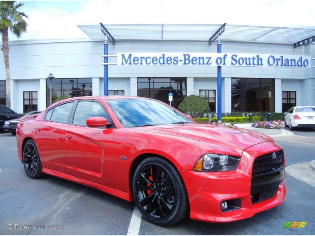 2012 Charger SRT8 - Redline 3-Coat Pearl / Black photo #1