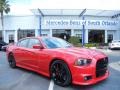 2012 Redline 3-Coat Pearl Dodge Charger SRT8  photo #1