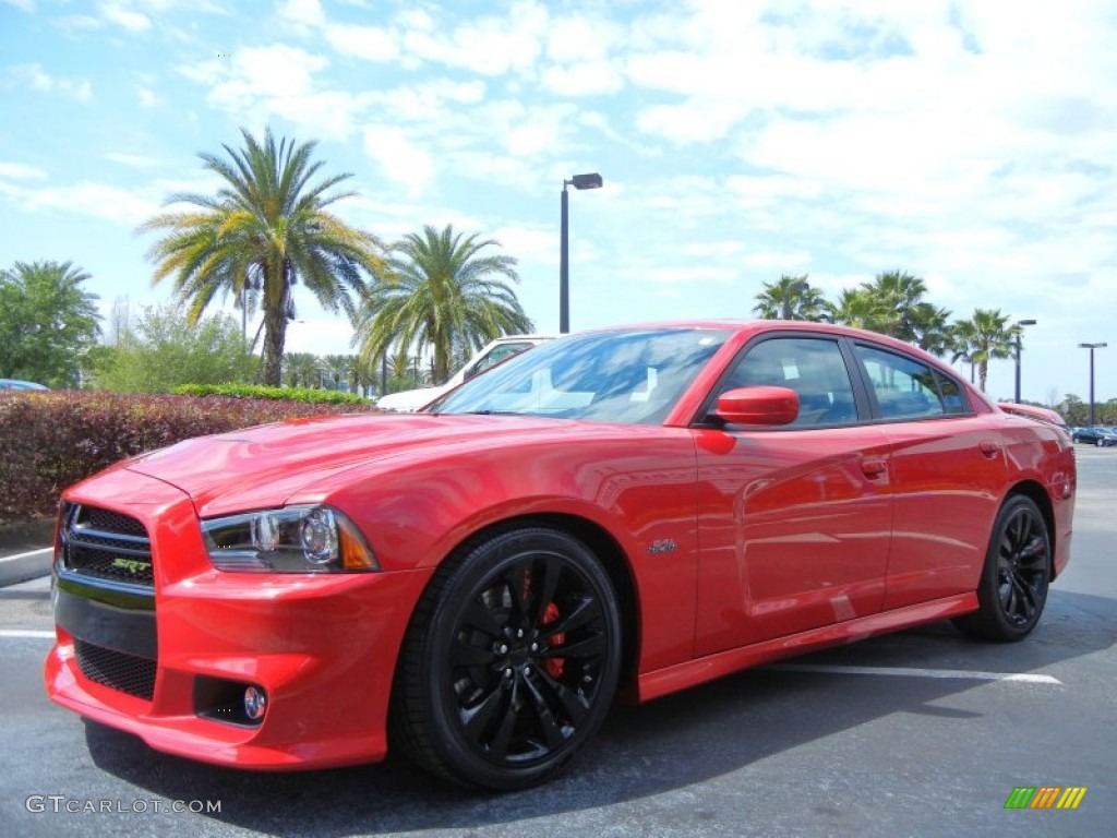 Redline 3-Coat Pearl 2012 Dodge Charger SRT8 Exterior Photo #78815426