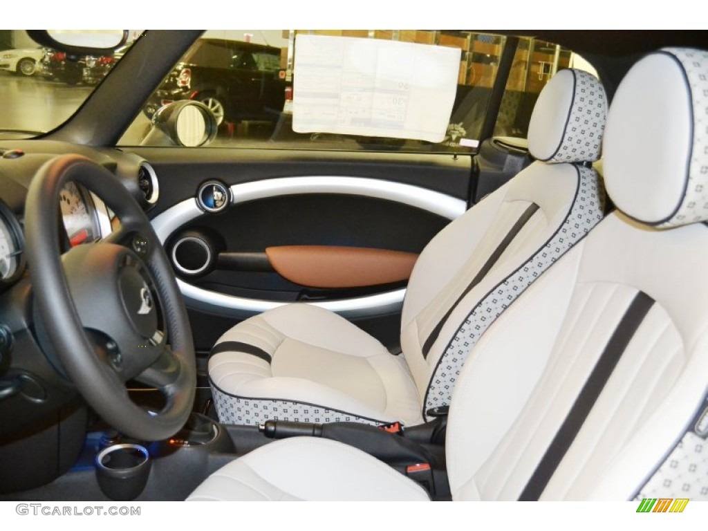 Mini Yours Soda Satellite Gray Interior 2013 Mini Cooper Convertible Photo #78815569
