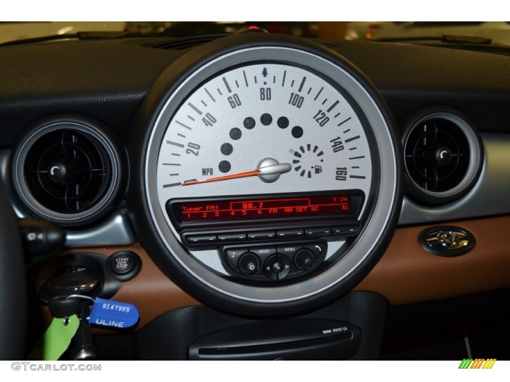 2013 Cooper Convertible - Ice Blue / Mini Yours Soda Satellite Gray photo #8