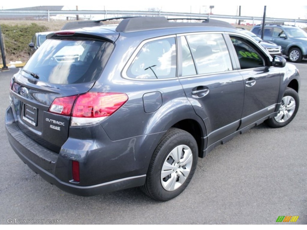 2011 Outback 2.5i Wagon - Graphite Gray Metallic / Off Black photo #6