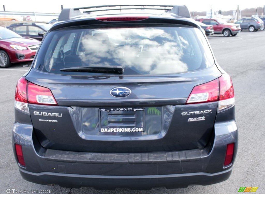2011 Outback 2.5i Wagon - Graphite Gray Metallic / Off Black photo #7