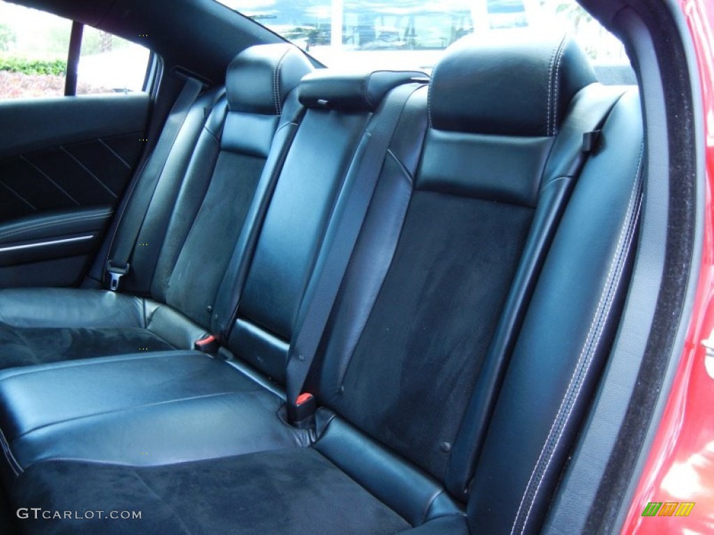 Black Interior 2012 Dodge Charger SRT8 Photo #78815755
