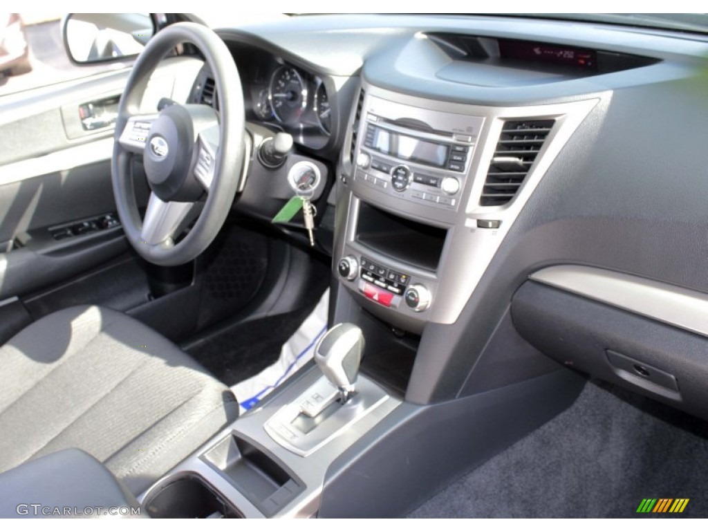 2011 Outback 2.5i Wagon - Graphite Gray Metallic / Off Black photo #9