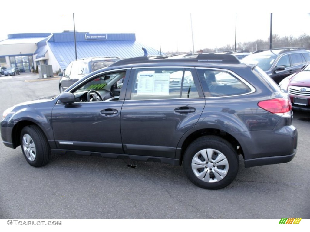 2011 Outback 2.5i Wagon - Graphite Gray Metallic / Off Black photo #11