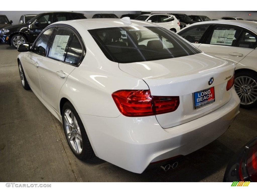 2013 3 Series 328i Sedan - Alpine White / Black photo #4